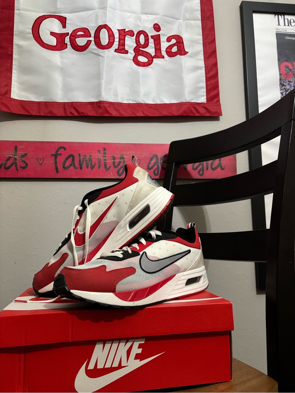 Official Georgia 2025 team shoe - Nike Air Max Solo Men’s 13